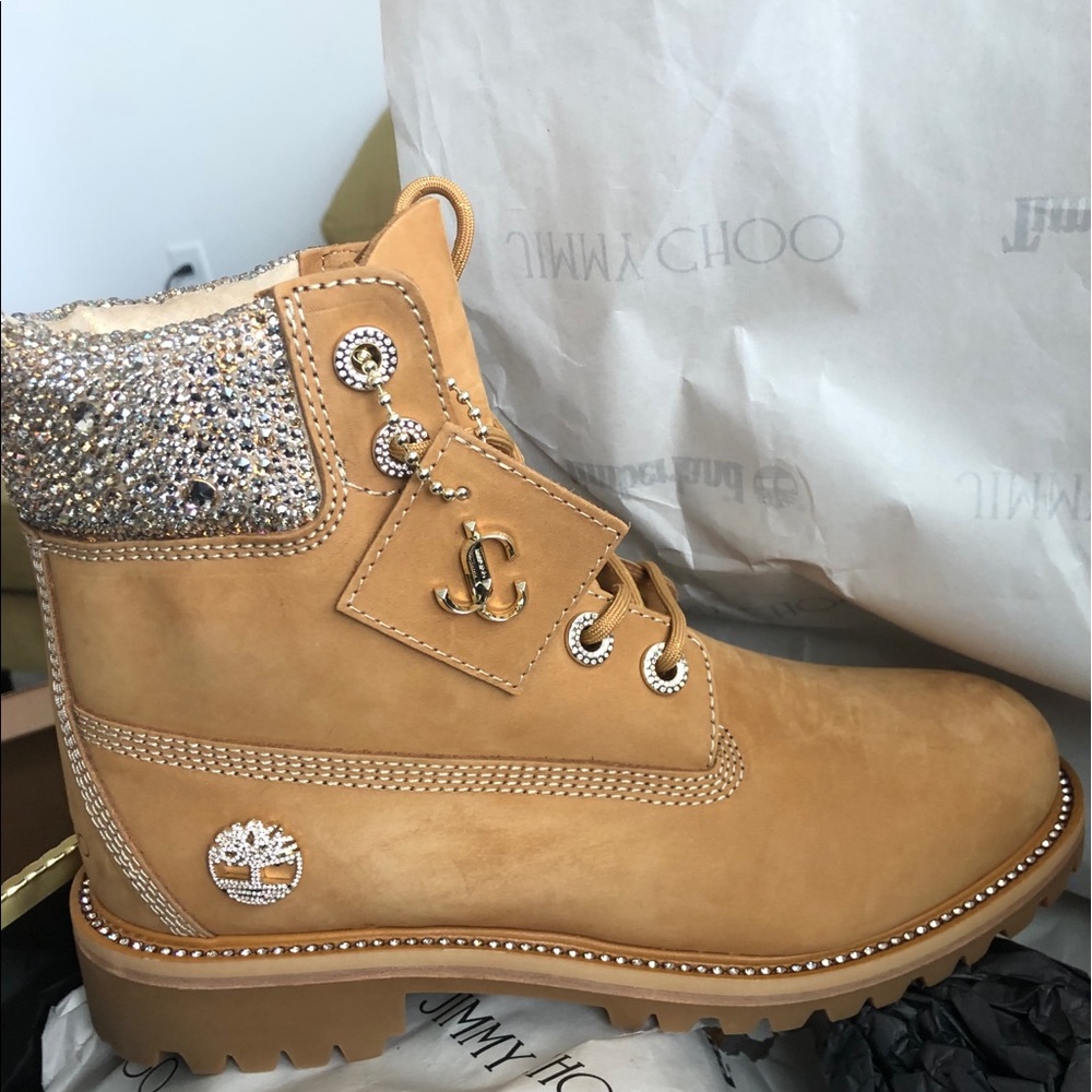 Jimmy Choo X Timberland Boots size 9